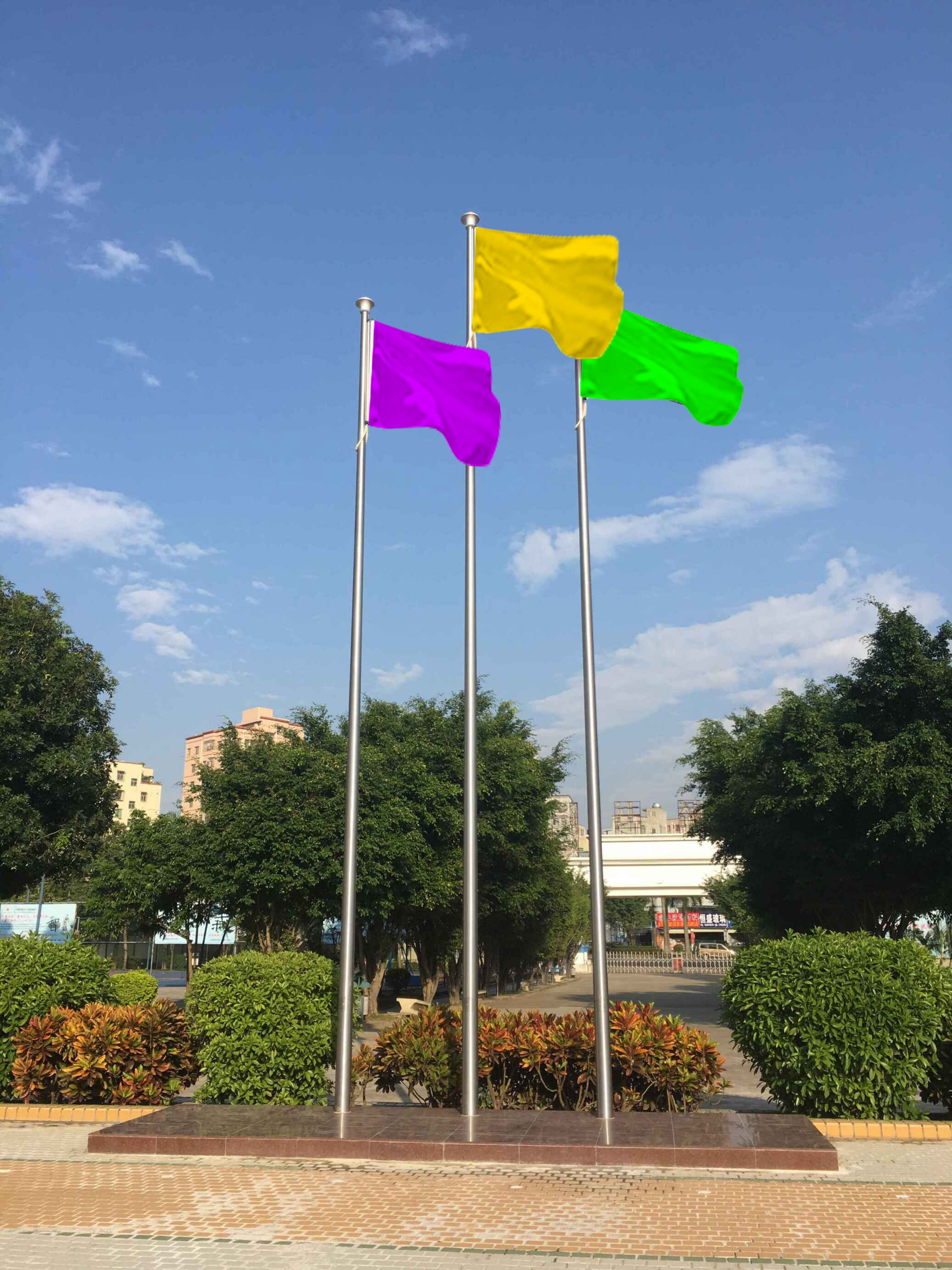 9米不銹鋼錐形旗桿