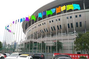 不銹鋼手動升降錐形旗桿